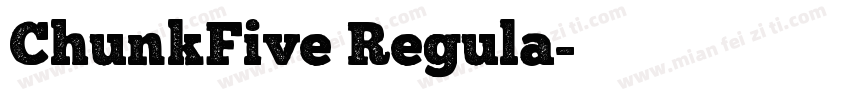 ChunkFive Regula字体转换